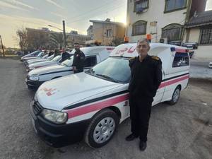 آمبولانس ناجی حمل متوفی رشت 