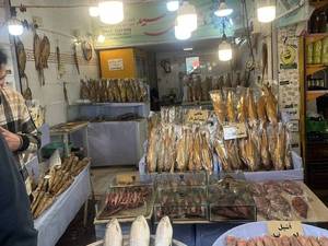 ماهی فروشی سید جعفر حسینی در رشت