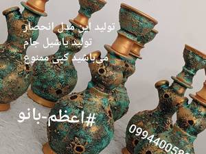 صنایع دستی اینه کاری روی سفال