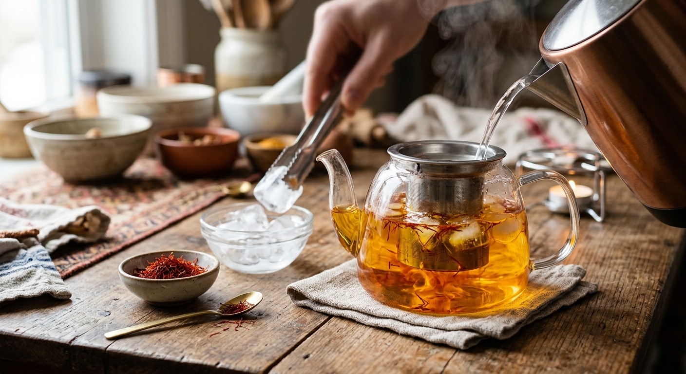 بهترین روش دم آوری زعفران و حفظ عطر آن