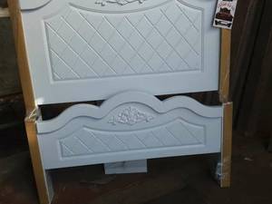 خرید تخت خواب تک نفره ام دی اف سفید