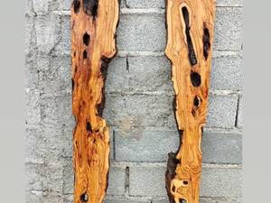 خرید قاب آینه قدی از چوب زیبای زیتون