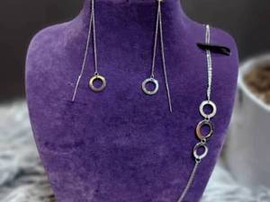 خرید و سفارش نیم ست دایره  طلا در رشت