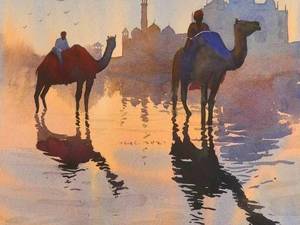 دوره آموزش آبرنگ از پایه تا حرفه ای