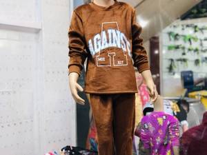 فروش آنلاین بلوز شلوار مخمل پسرانه