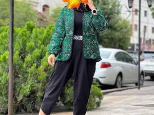  قیمت عمده مانتو ژاکارد سنتی جدید