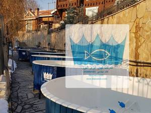 ساخت استخر پیش ساخته پرورش ماهی