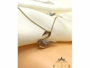 گردنبند قو طلا