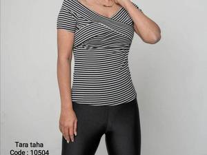 تیشرت یقه قایقی 