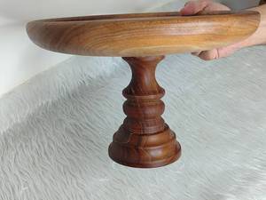شیرینی خوری پایه دار چوبی