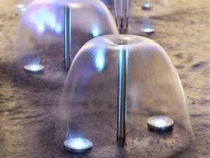 فواره آبنما مدل قارچی چتری در کردستان