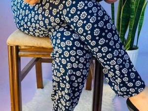 پخش شوار و ساپورت گیاهی خارجی چاپی