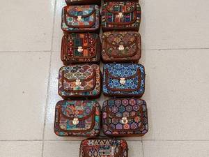 کیف دوشی  کرپ طرح زیبا