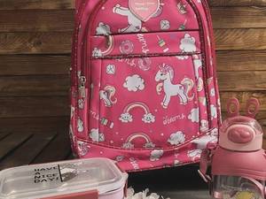 خرید کوله پشتی یونیکورن صورتی