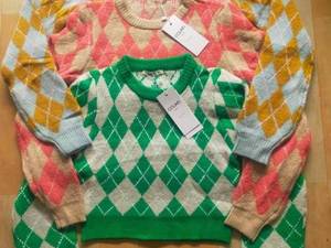 خرید بلوز بافت دخترانه چهارخونه در رشت