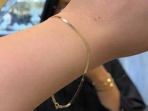 دستبند النگويى طلا هرینگ بن