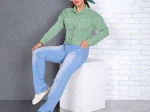 قیمت عمده کت کراپ رنگی