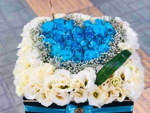 باکس گل طرح قلب