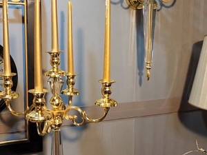 قیمت جا شمعی وسط کریستال