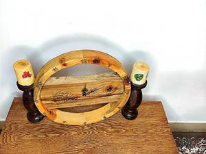 خرید ساعت چوبی روستیک مدرن در گرگان