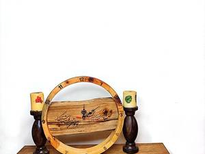 خرید ساعت چوبی روستیک مدرن در گرگان