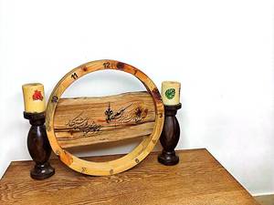 خرید ساعت چوبی روستیک مدرن در گرگان