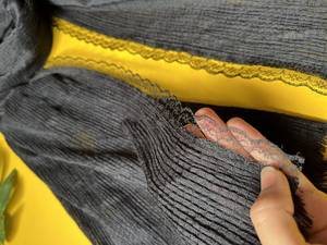 شال دانتل دار مشکی در رشت