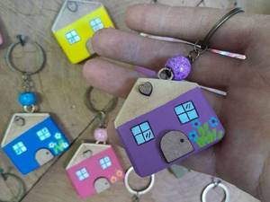 خرید جاسوئیچی طرح خونه چوبی در شیراز