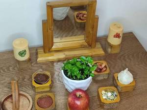 خرید ست هفت‌سین مینیمال چوبی در رشت