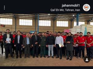 بازدید جانشین سپاه بهارستان از جهان مبل