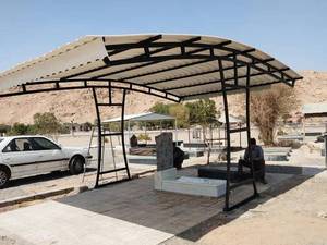 اجرای سایبان پارکینگ خانگی در رفسنجان