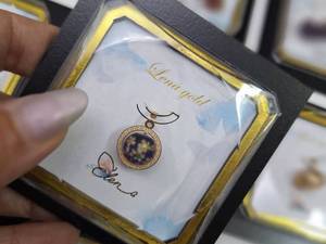 قیمت پلاک طلای گوی شرقی برای هدیه