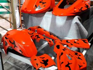 هزینه بازسازی قاب موتور در ساری