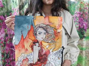 آموزش نقاشی با مدادرنگی و آبرنگ در بهاران تهران