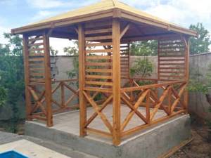 ساخت و اجرای آلاچیق چوبی در تهران