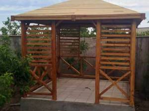 ساخت و اجرای آلاچیق چوبی در تهران