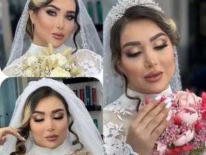 میکاپ کار حرفه‌ای عروس در بوشهر