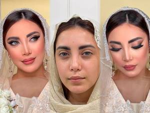 جدیدترین مدل آرایش عروس در بوشهر