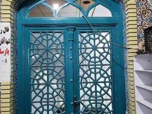 ساخت درب ورودی مسجد در کاشان
