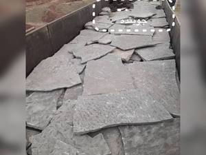 قیمت سنگ لاشه کف حیاط در ساری
