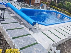 قیمت استخر پیش ساخته فایبرگلاس توکار در نور