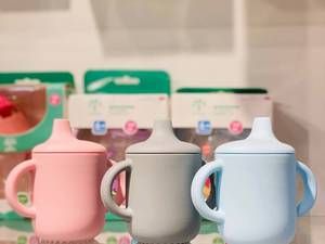 لیوان سیلیکونی نی دار کودک در رشت