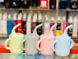 لیوان سیلیکونی نی دار کودک در رشت