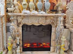 خرید شومینه سنگی لاکچری جدید در اردبیل