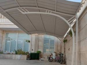 ساخت سایبان خودرو بدون پایه در رفسنجان