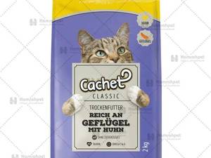 غذای خشک گربه کچت طعم مرغ بسته بندی 2 کیلوگرم