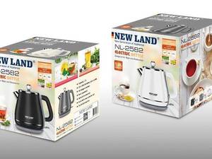 کتری برقی سفید درب الماسی نیولند مدل 2582WH