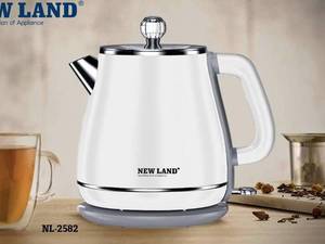 کتری برقی سفید درب الماسی نیولند مدل 2582WH