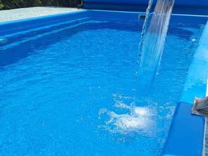 استخر فایبرگلاس آماده برای باغ در نوشهر