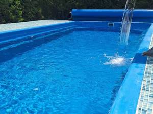 استخر فایبرگلاس آماده برای باغ در نوشهر